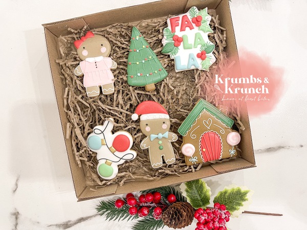 Luxury Christmas Cookie Gift Set