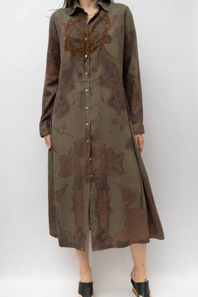 Desigual Printed Shirt Dress