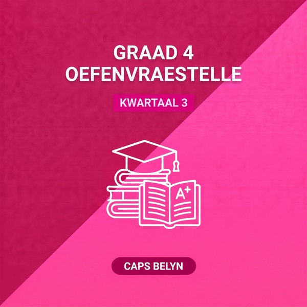 Graad 4 Kwartaal 3 Oefenvraestelle