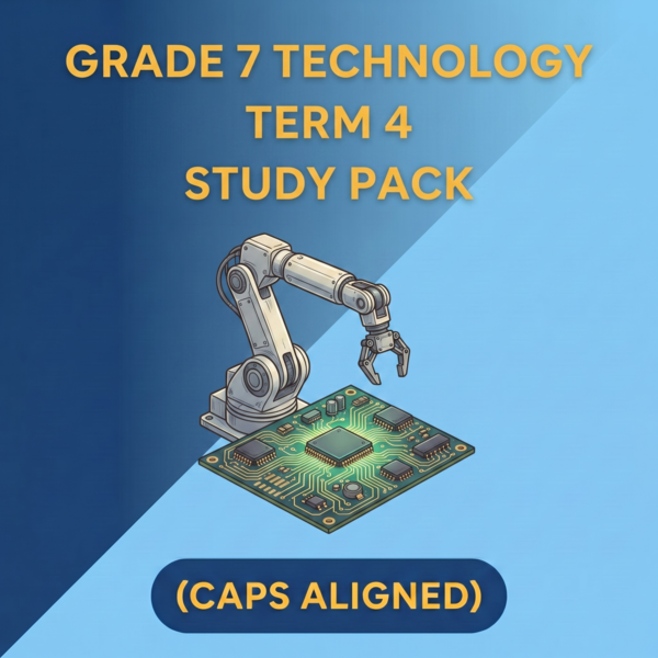 Grade 7 Technology Term 4 (CAPS Aligned)