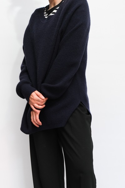 Yak Wool Navy Sweater