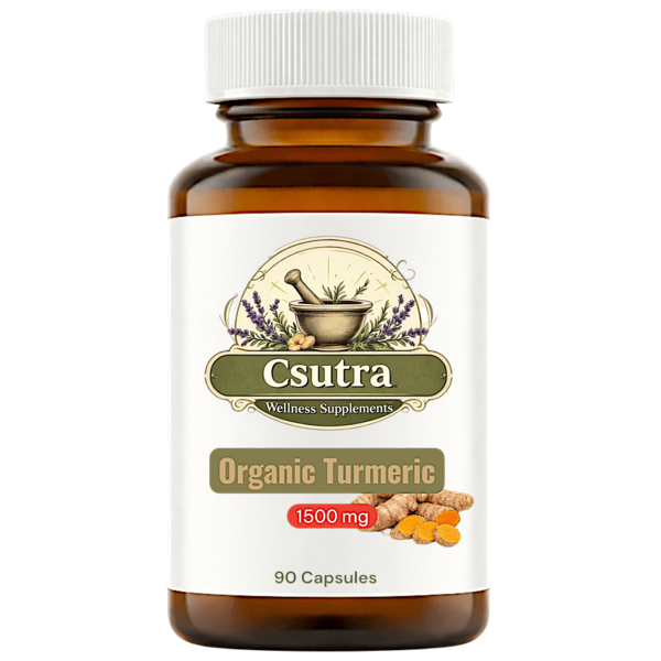 Organic Turmeric (1500mg) - 90/180 Capsules