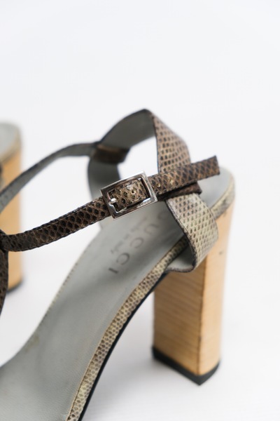 Gucci Python Tom Ford Gucci by Tom Ford Python Skin Sandals