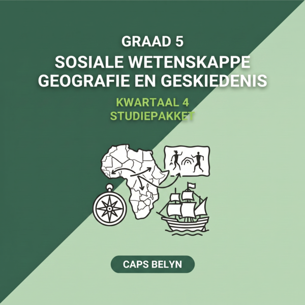 Graad 5 Sosiale Wetenskappe: Geografie en Geskiedenis Kwartaal 4 (CAPS Belyn)