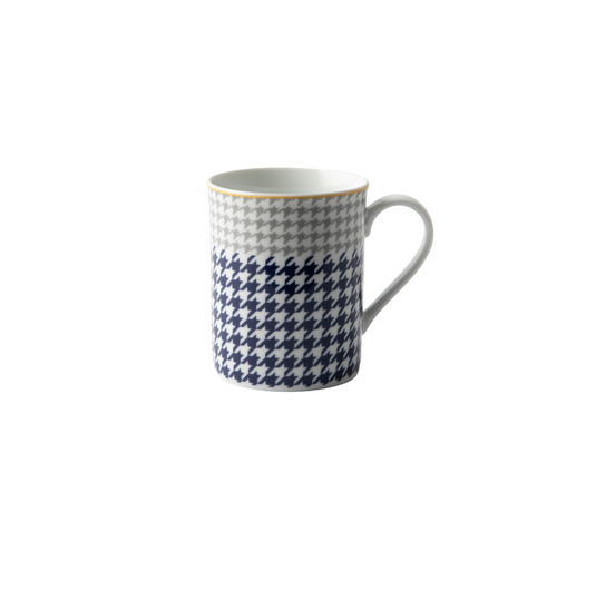 GALATEO – Blue Check Coffee Mug