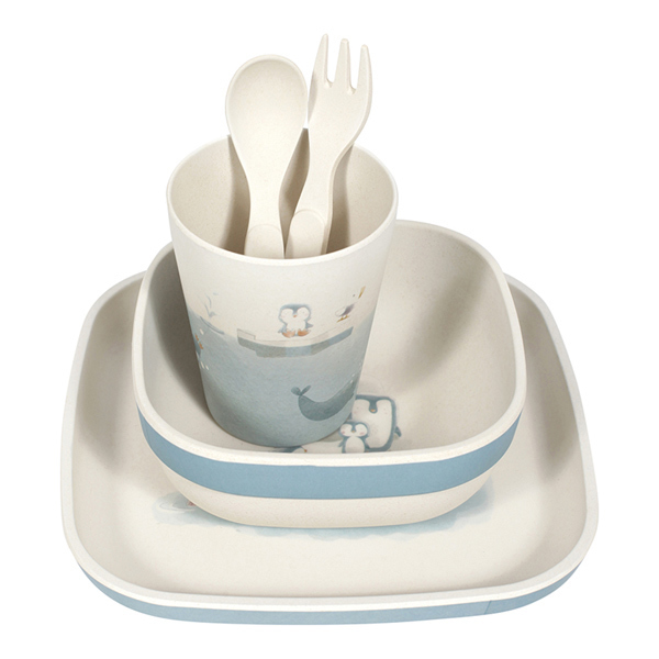 Little Dutch Bamboo Kids Tableware Set - Polar World | Little Favourites |  Mealtime is much more fun with Little Dutch's Bamboo Tableware Sets for  kiddies, available in Polar World or Spring