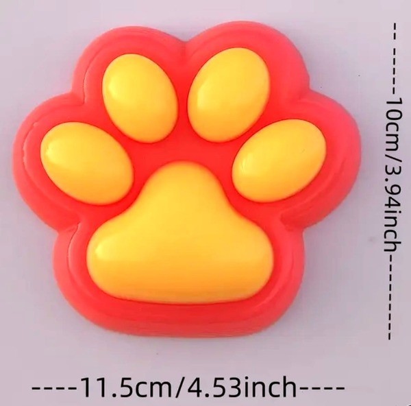 Squishies: Giant Paw (Red & Yellow)