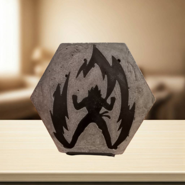 Dragon Ball Z 3D Printed Concrete Tiles - Cement Anime Desk Art