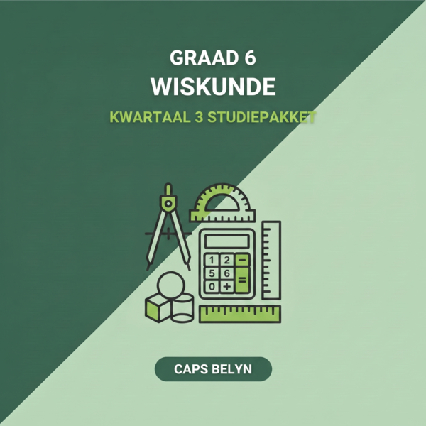 Graad 6 Wiskunde Kwartaal 3 (CAPS Belyn)