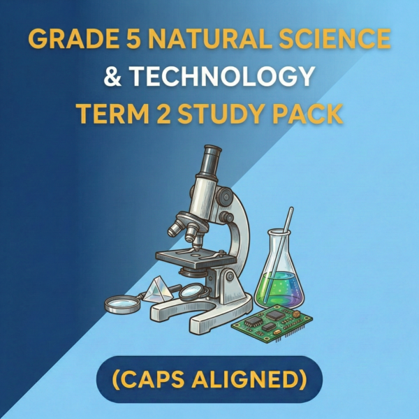 Grade 5 Natural Science and Technology Term 2 Study Pack (CAPS Aligned)