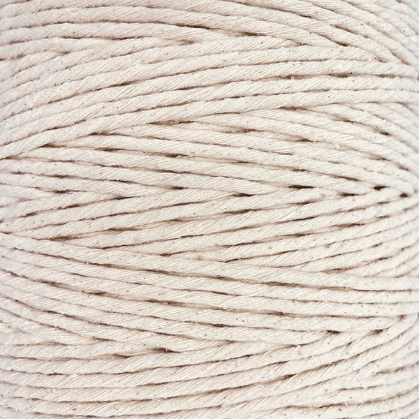 Single Twist String 2mm | Macrame, Crochet, Recycled Cotton, Eco Cotton ...
