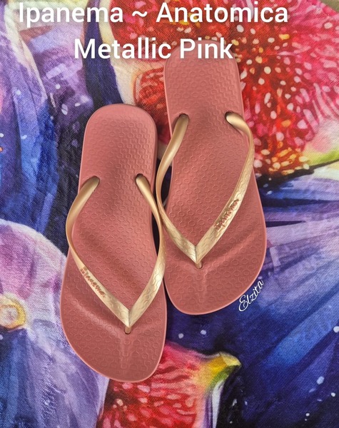 Ipanema - Anatomica Flip Flops - Metallic Pink (Sizes 5, 6, 7, 8, 9 )