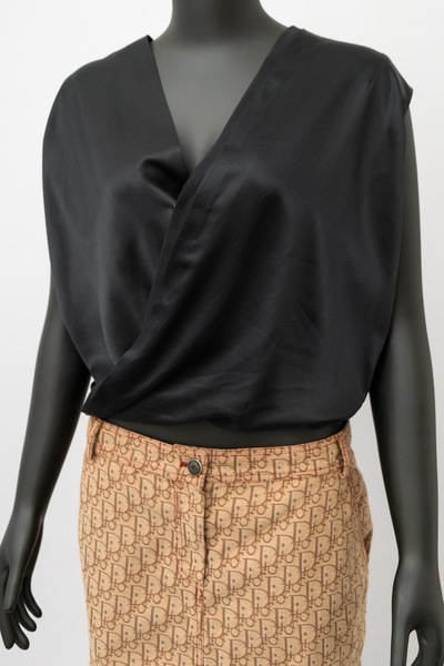 Diane Von Frustenberg Pure Silk Wrap Top