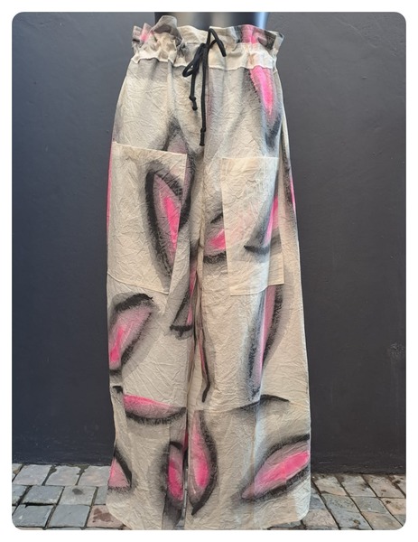 The "Diana" casual drawstring pants - Pink