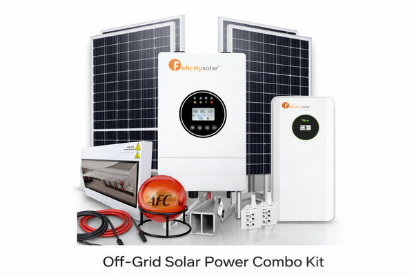 6kW Felicity Hybrid Solar System with 5.12kWh Lithium Battery & 8 Solar Panels – Installation Included