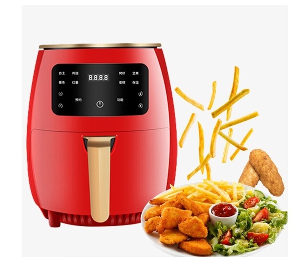 6L Smart Air Fryer 2400W Red Description6L Smart Air Fryer