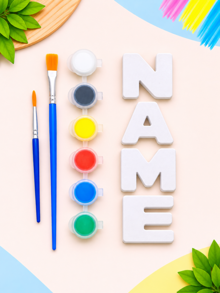 Custom Name Painting Kit