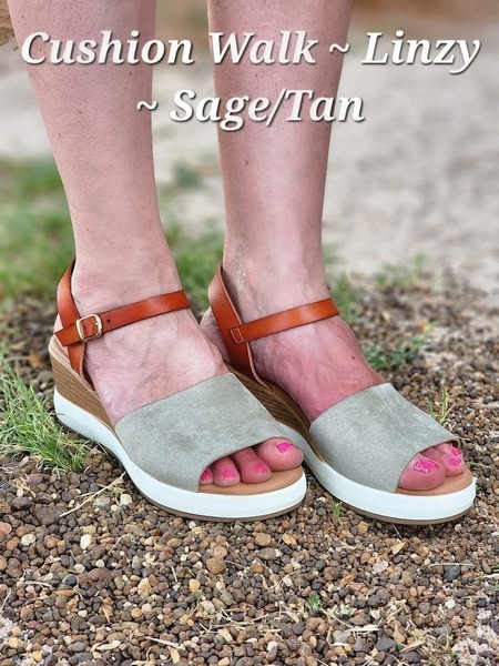 Cushion Walk ~ Linzy ~ Sage (Size 7)