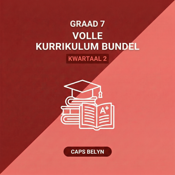 Graad 7 Volle Kurrikulum Bundel Kwartaal 2 (CAPS Belyn)
