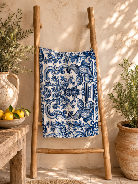 Tile Mural - Tea Towel