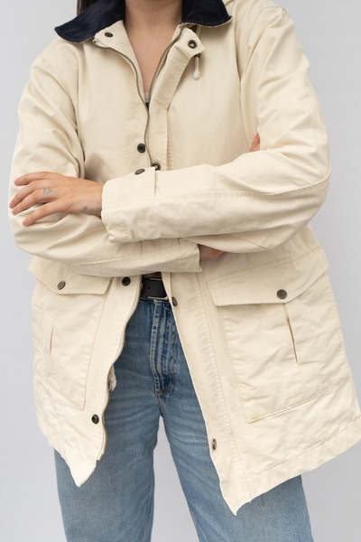 ZARA 100% Cotton Parka Jacket