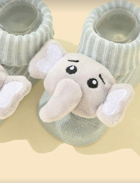 Elephant Snuggle Baby Socks