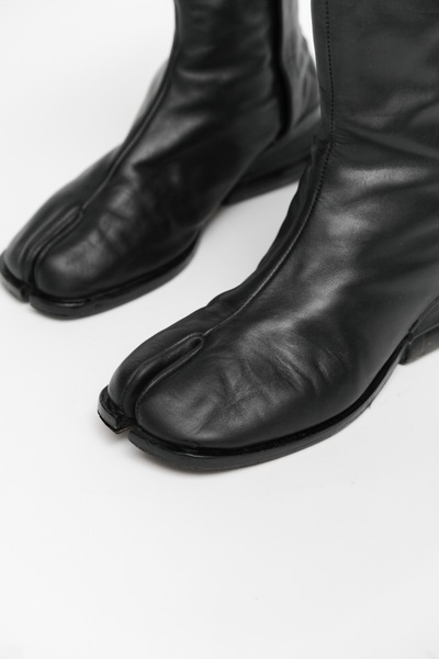 Pre-owned Maison Margiela Leather Tabi Boots |