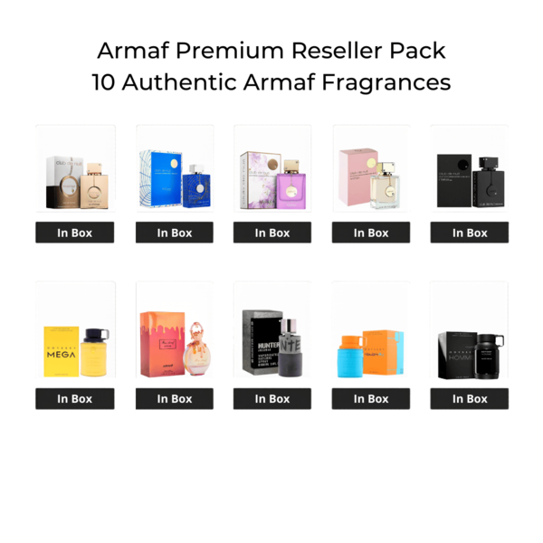 Armaf Premium Reseller Pack – 10 Authentic Armaf Fragrances