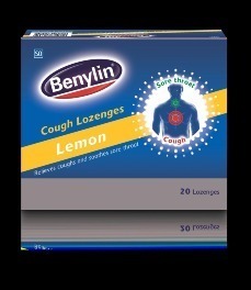 BENYLIN COUGH LOZENGES - LEMON 20S