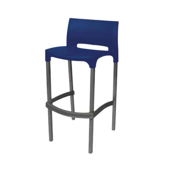 Blue Donny Bar Chair