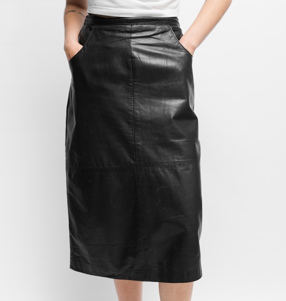 Genuine Leather Skirt