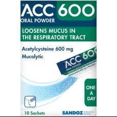 ACC 600 ORAL SACHETS 10