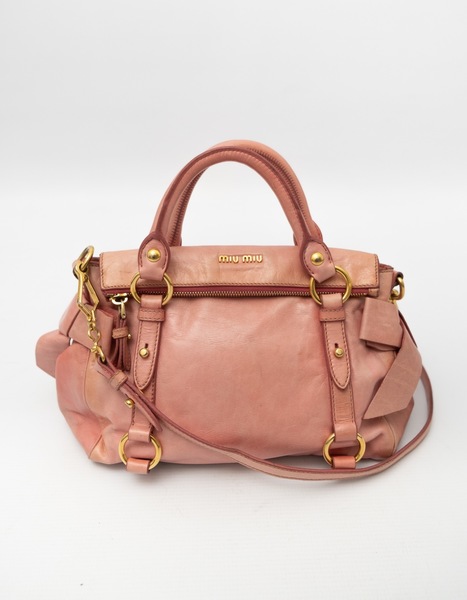 MIU MIU Vintage Vitello Lux Bow Bag