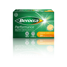 BEROCCA  PERFOMANCE  ORANGE EFT TABLETS - 20