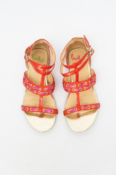 Paul Smith Patent Leather Sandals Multi