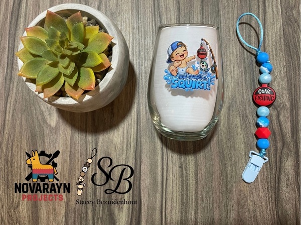 Custom Glass and Dummy Clip Gift Sets
