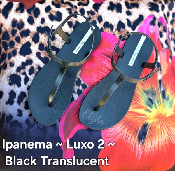 Ipanema - Luxo 2 - Black (Size 3, 4, 5, 6, 7, 8 )