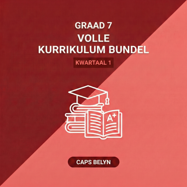 Graad 7 Kwartaal 1 Volle Kurrikulum Bundel (CAPS Belyn)