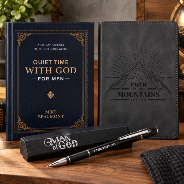 Man of Faith Collection – Christian Gift Set for Men