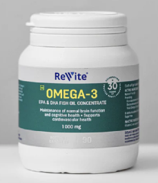REVITE OMEGA-3 1000MG SOFT GEL CAPSULES - 90