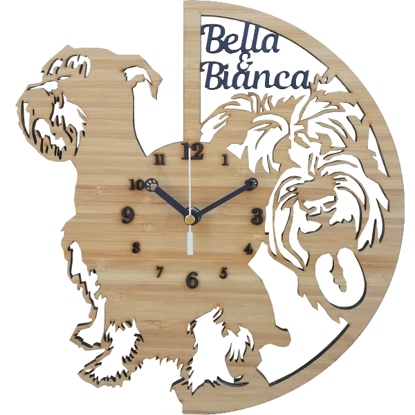 Schnauzer Dog Wall Clock