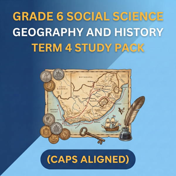 Grade 6 Social Science: Geography and History Term 4 (CAPS Aligned)
