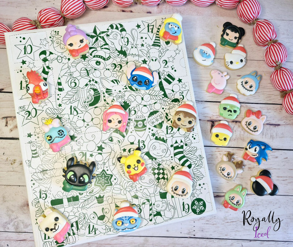 2 Children - Character Cookie Advent Calendar