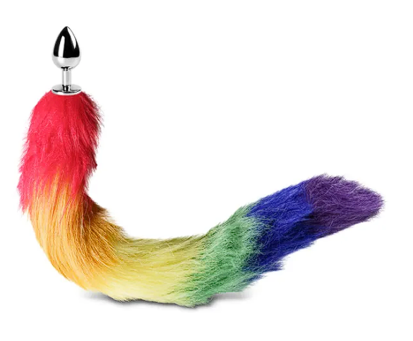 17.7'' Multicolor Tail Butt Plug