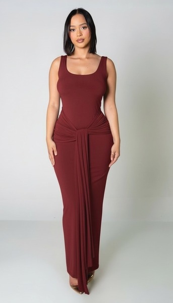 Ava Holiday Dress, Wine