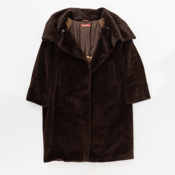 MAX MARA Studio Pre-Owned Alpaca Teddy Coat
