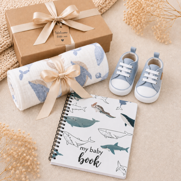 Whale Baby Daily Record Notebook gift ser
