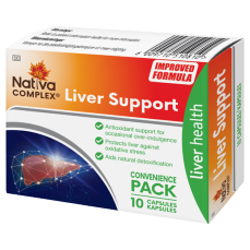 NATIVA COMPLEX LIVER SUPPORT CAPS - 10