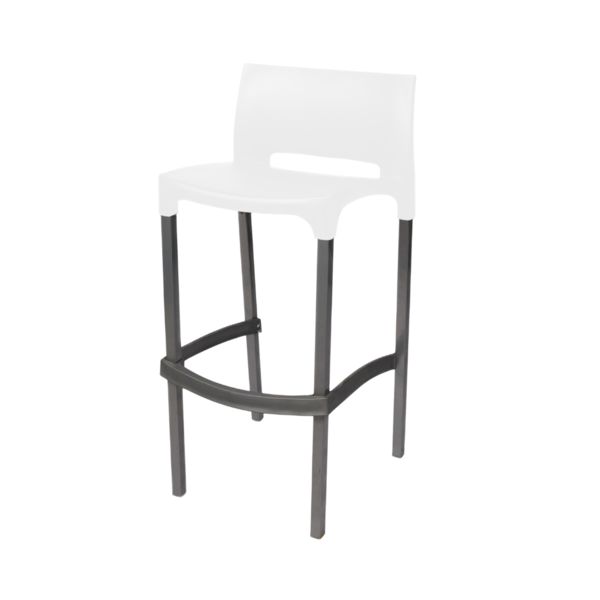 White Donny Bar Chair