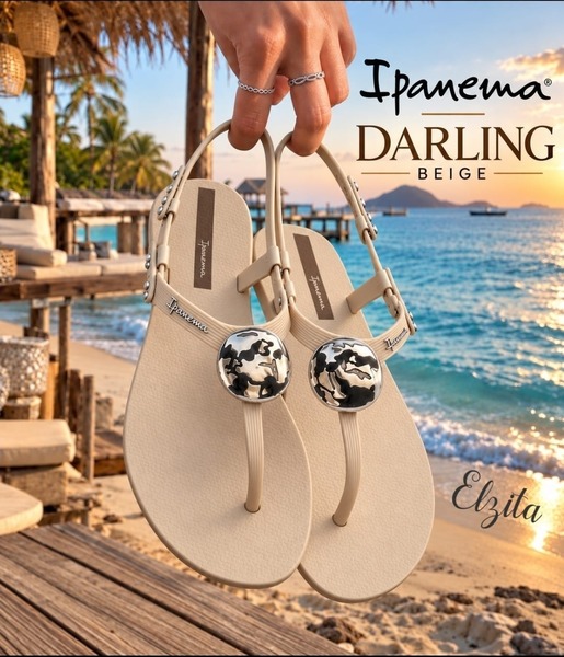 Ipanema - Darling - Beige (Size 4,5,6,7,8,9)